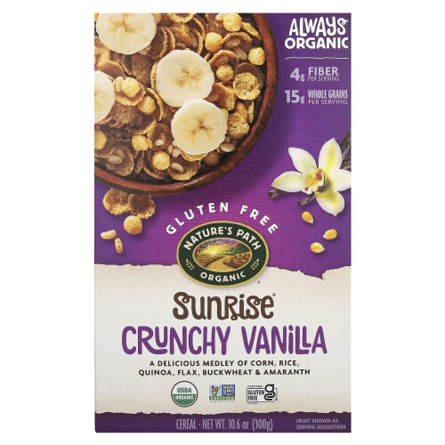 Nature's Path, Sunrise, Κριού, Κρουσέι Vanilla , 10.6 oz (300 g)