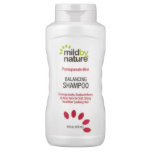 Mild By Nature, Șampon echilibrant cu gust de pere și mentă, 16 fl oz (473 ml)