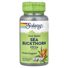 Solaray, Sea Buckthorn, 100 VegCaps (300 mg per Capsule)