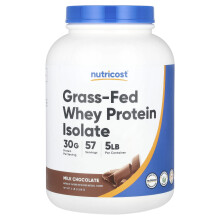 Nutricost, Rinder-Whey-Isolat-Protein, Milchschokolade, 5 lb (2.268 g)