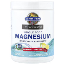 Garden of Life, Dr. Formulázott, Teljes Élelmiszeri Magnézium, Rózsa Citrom, 14,9 oz (421,5 g)