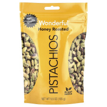 Wonderful Pistachios, Wonderful Pistációk, Mézben sült, Nincs héj, 5.5 oz (155 g)