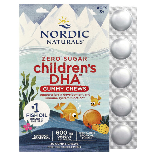 Nordic Naturals Children's DHA Gummies, 600mg - 30 gummies