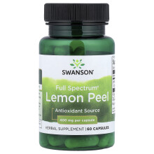 Swanson, Full Spectrum Lemon Peel, 400 mg, 60  Capsules