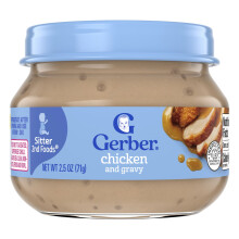 Gerber, Strava pre dieťa, 2. potraviny, Kuřecí a zelenina, 2.5 oz (71 g)