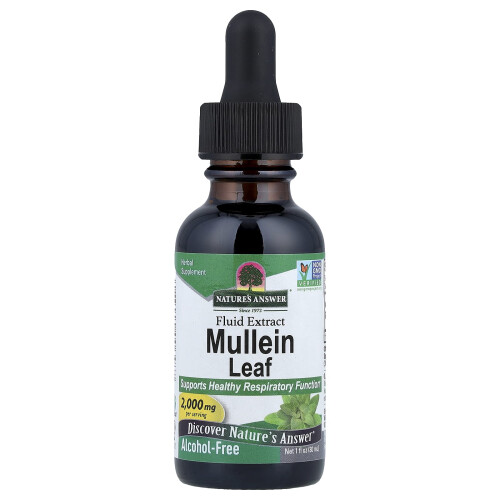Nature’s Answer Mullein Leaf Extract Alcohol-Free Liquid - 30ml