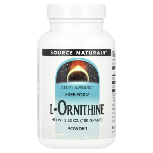 Source Naturals, Pó de L-Orniting, 3.53 oz (100 g)
