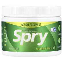 Xlear, Spry, Sukkerfri Gom, Naturlig Spearmint, 100 Stykker