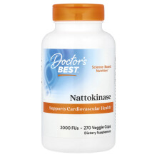 Doctor's Best, Nattokinase, 2.000 FUs, 270 Veggie Caps