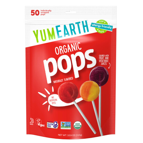 Pops Orgánicos Assortidos de YumEarth