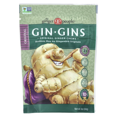 Gin Gins, Dulces de Jengibre, Original, 3 oz (84 g)