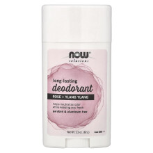 NOW Foods, Lang Houdende Deodorant, Roos + Ylang Ylang, 2.2 oz (62 g)