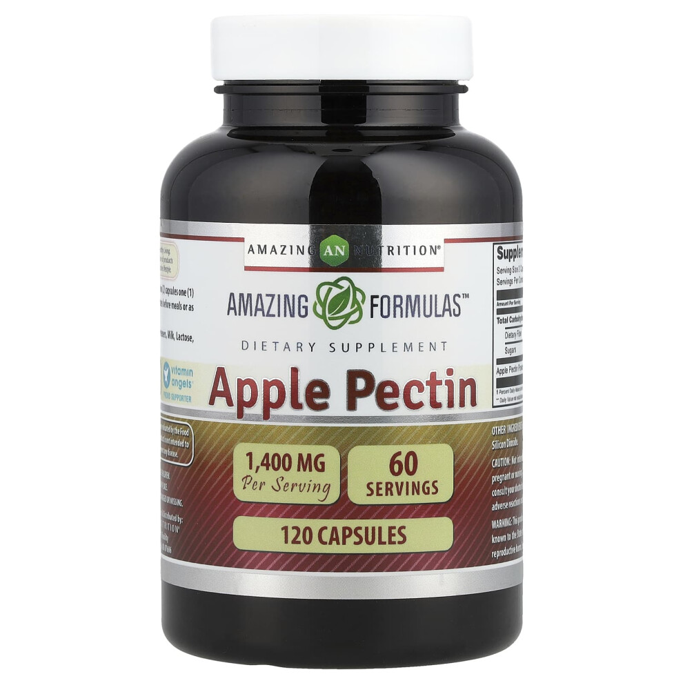 Amazing Nutrition , Apple Pectin, 1,400 Mg, 120 Capsules (700 Mg Per Capsule)