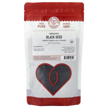 Pure Indian Foods, Orgaaninen musta siemen, Koko, 8 oz (226 g)