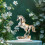Figura acrílica de caballo con soporte (1 pieza) 2