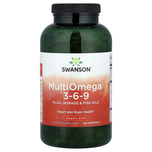 Swanson, Multi Ωμέγα 3-6-9, 220 Μαλακές Γεμίδες