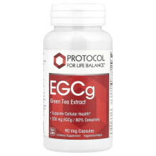 Protocol for Life Balance, EGCg Green Tea Extrakti, 200 mg, 90 Veg Pilleriä