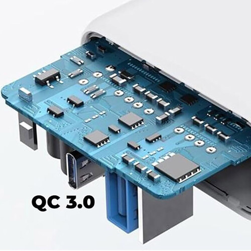 Φορτιστής τοίχου USB Cube 4 θυρών – Σταθμός γρήγορης φόρτισης, συμβατός με συσκευές USB 2