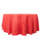 Red Crinkled Taffeta Round Tablecloth 120 in 4