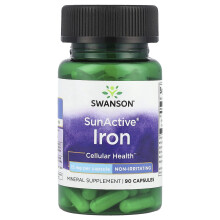 Swanson, SunActive, Rauta, 15 mg, 90 Kapseli