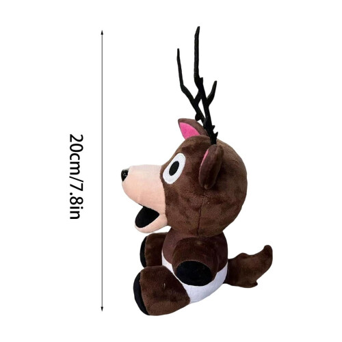 Plüschtier Hirsch, weiches Stofftier, 1 Stück 2