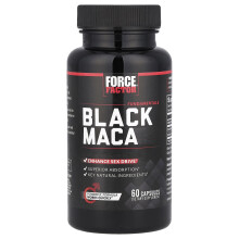 Force Factor, Maca Preta, 60 Cápsulas
