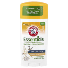 Deodorant Essentials cu deodorizatori naturale de la Arm & Hammer, Magnesium, Vanilla Sandalwood, 2.5 oz (71 g)