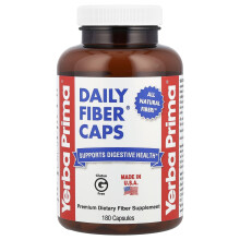Yerba Prima, Daily Fiber Caps, 180 Capsules