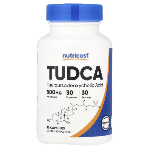 Nutricost, TUDCA, 500 mg, 30 Capsules