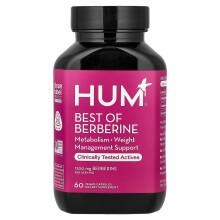 HUM Nutrition, Best of Berberine, 1.200 mg, 60 Veganske Kapsler (600 mg per Kapsel)