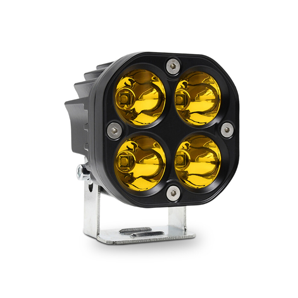 40W 3-Inch Waterproof Led Driving For Car Motorcycle Atv Utv Boat Yellow/Light 7891390937785