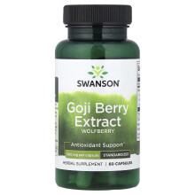 Swanson, Goji-Beeren-Extrakt, 500 mg, 60 Kapseln