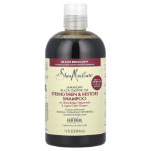 SheaMoisture, Ulei de Castor Negru din Jamaica, Șampon de Strengthen & Restore, 13 fl oz (384 ml)