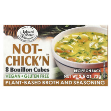 Edward & Sons, Geen-Chick'n, Bouillon Cubes, 8 Cubes