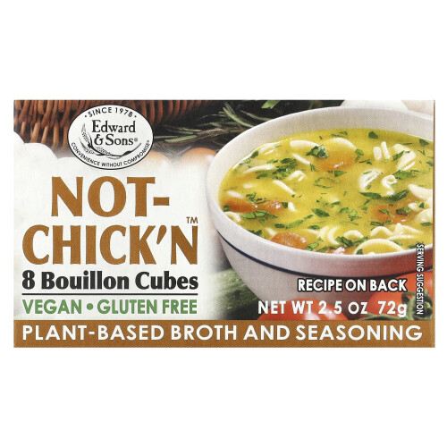 Edward & Sons, Not-Chick'n, Bouillon Κύβοι, 8 Κύβοι