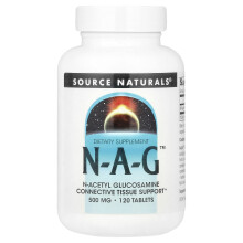 Source Naturals, N-A-G, 500 mg, 120 Tabletek