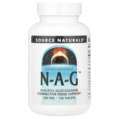 Source Naturals, N-A-G, 500 mg, 120 Tabletek