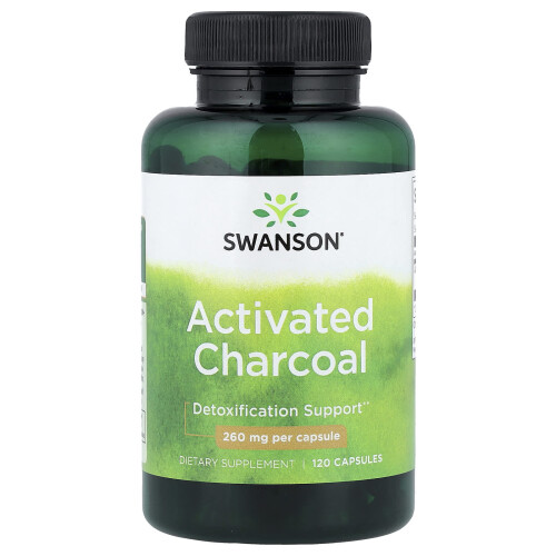 Swanson, Carboactiv, 260 mg, 120 Capsule