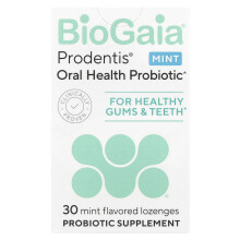 BioGaia, Prodentis Per Ghiandole E Denti, Mint, 30 Lozenghe Probiotiche