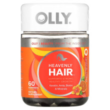 OLLY, Taivaallinen Hiusten, Trooppinen Sitrus, 60 Gummies