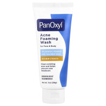 PanOxyl, Akne Foamande Tvätt, Maximum Styrka, 1 oz (28 g)
