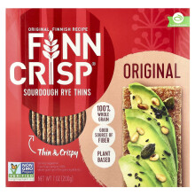 Finn Crisp, Sourdough Rye Thins, Originale, 7 oz (200 g)