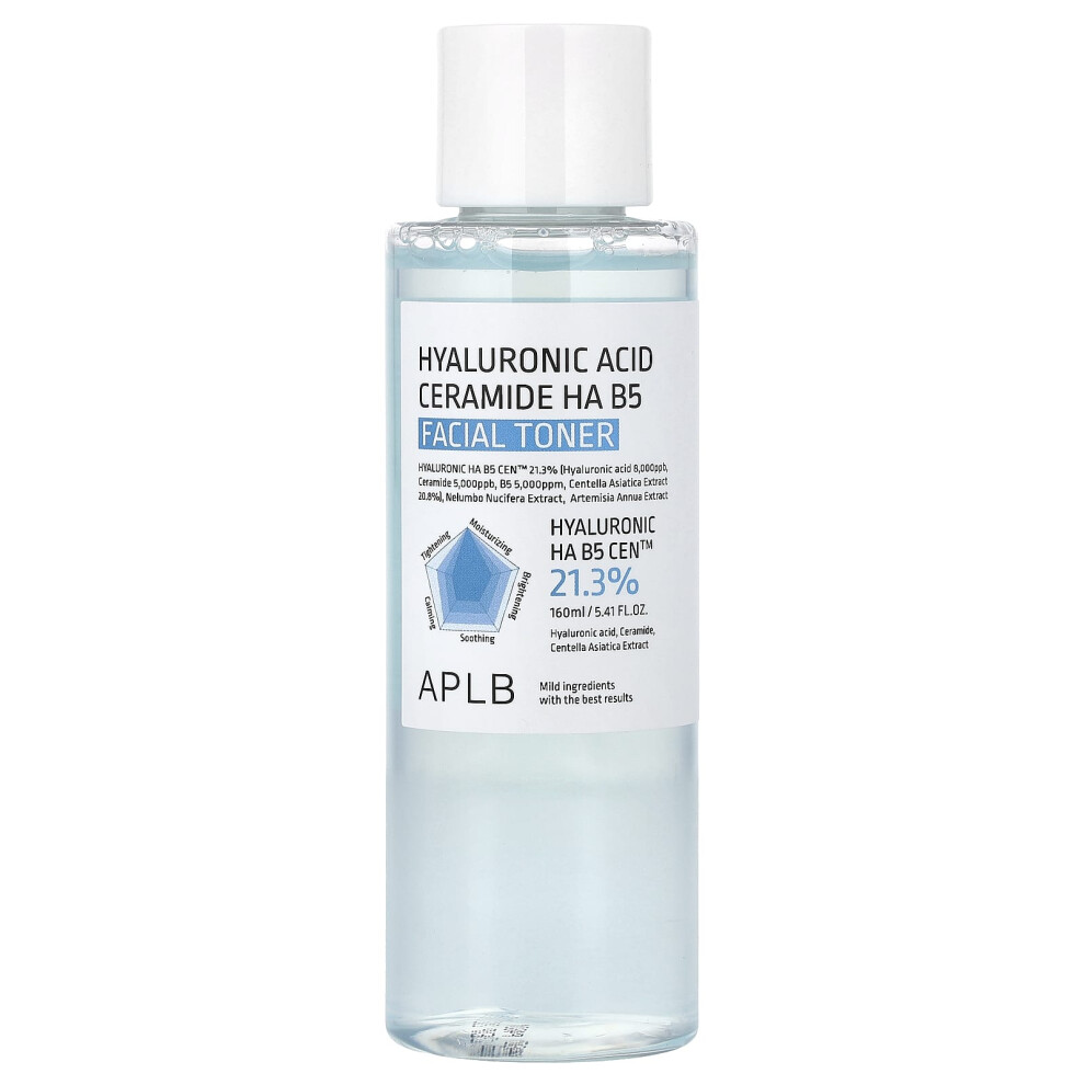 Aplb , Hyaluronic Acid Ceramide Ha B5 Facial Toner, 5.41 Fl Oz (160 Ml)