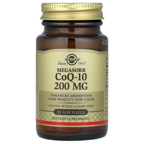 Solgar Σολγκαρ, Megasorb CoQ-10 , 200 mg, 30 Softgels