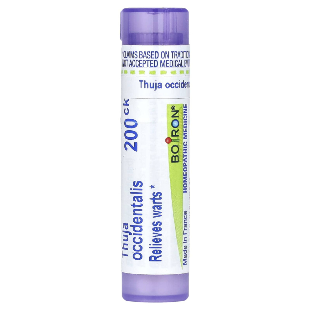 Boiron , Thuja Occidentalis, 200 Ck, Approx 80 Pellets