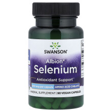 Swanson, Complexo de Selênio Albion, 200 mcg, 90 Cápsulas