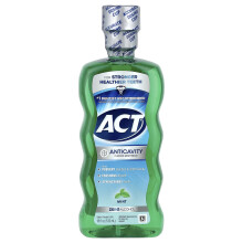 Act, Anticavity Fluorid Mundvatten, Alkoholfritt, Mint, 18 fl oz (532 ml)