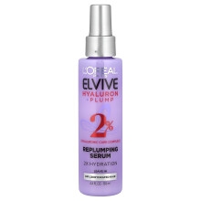 L'Oréal, Elvive, Pompa + Idrolizzato, Siero per il Rimpolpamento dei Capelli Secchi, 4.4 fl oz (130 ml)