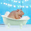 Ceramic Hamster Bathtub Cooling House 1pc 6