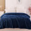Κουβέρτα Fleece διπλού μεγέθους για κρεβάτι, 60x80 ίντσες κομψή βελούδινη μαλακή 2